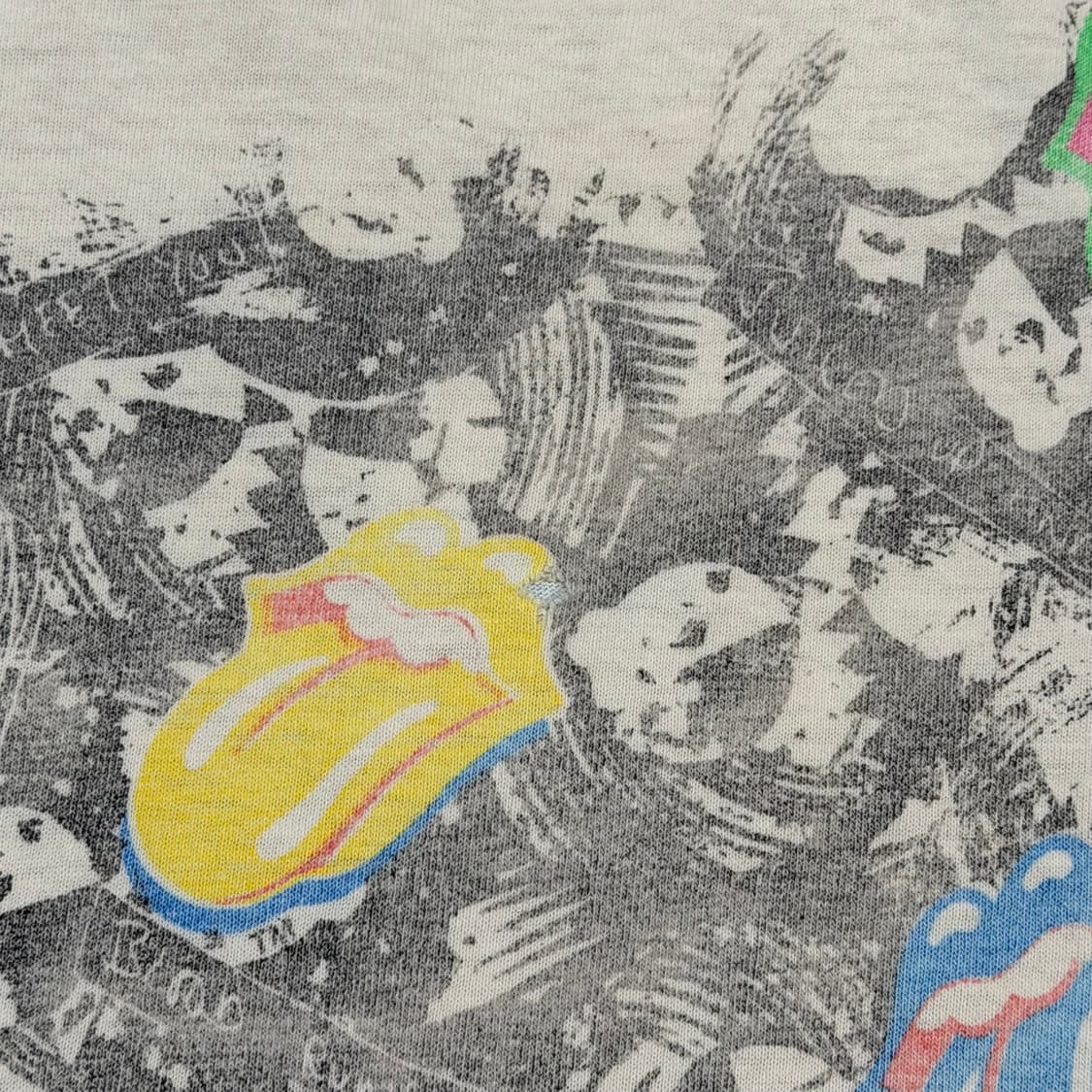 빈티지 80s 롤링스톤즈 Steel Wheels 티셔츠 상품이미지6