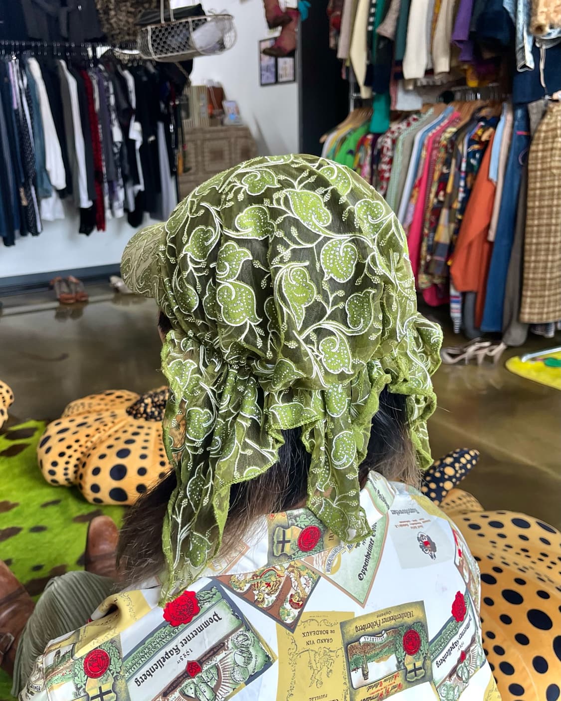 Indian Vintage Paisley Floral Durag Cap 상품이미지2