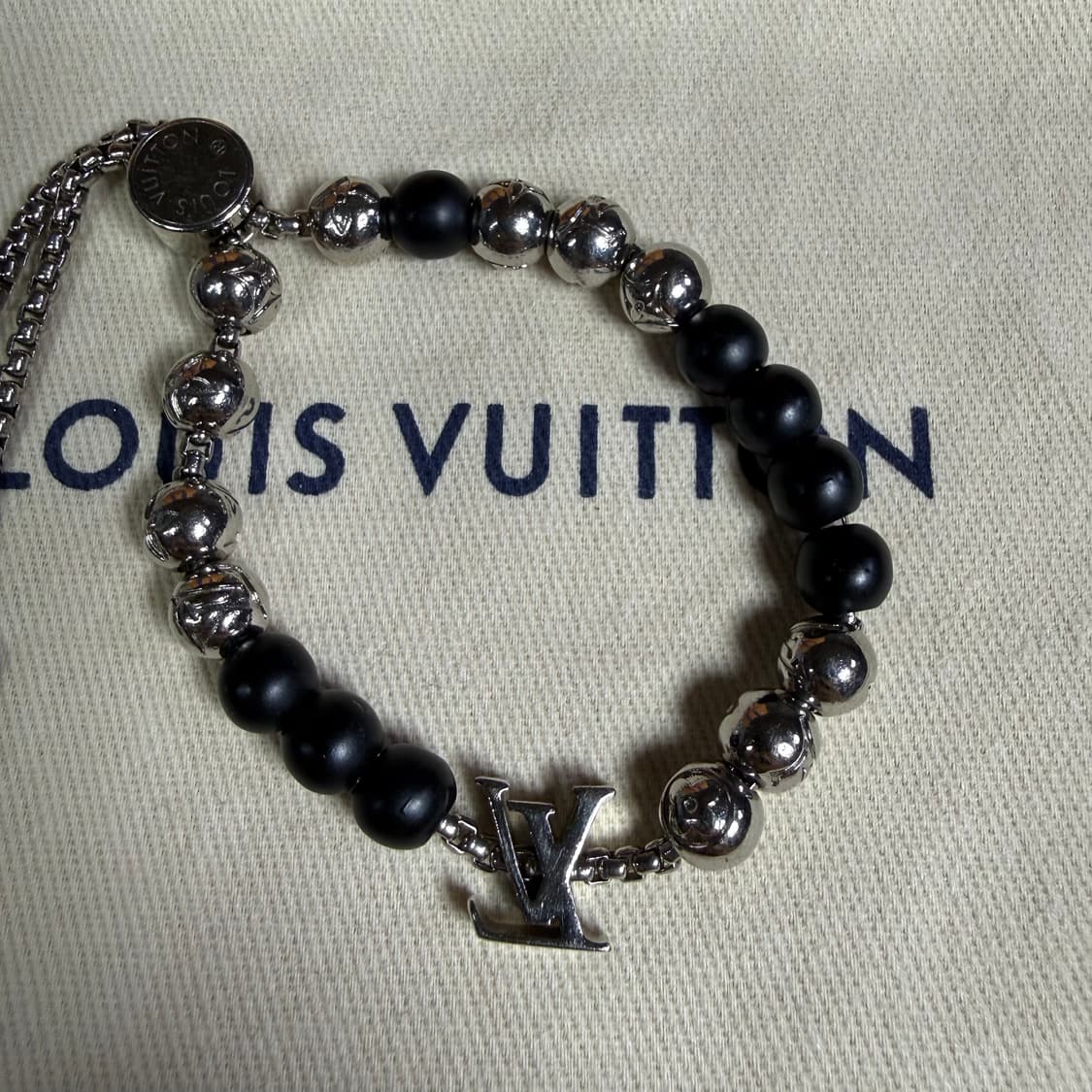 [더스트 구성] 루이비통 모노그램 비즈 브레이슬릿 팔찌 상품이미지4