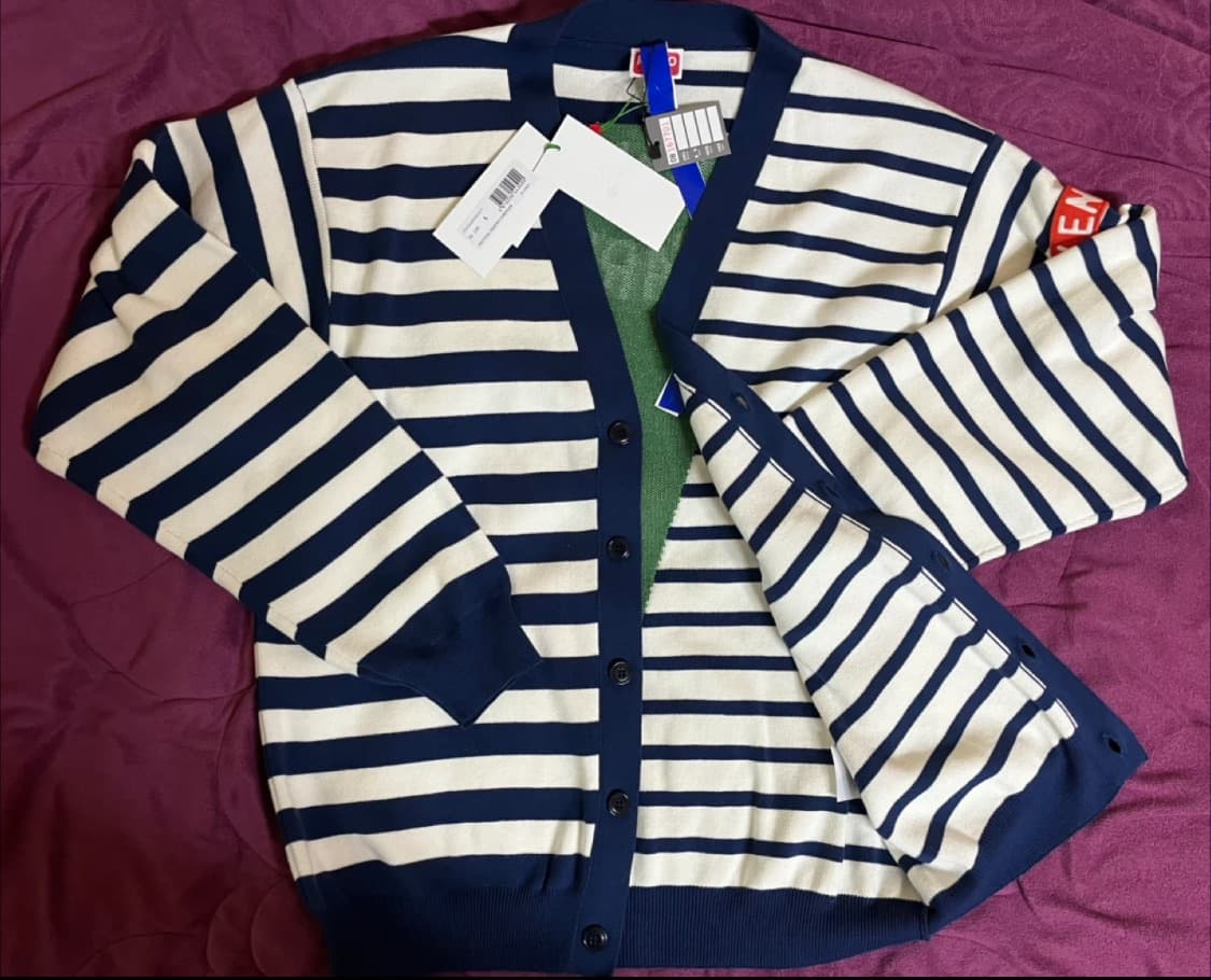 겐조 노티카 네이비스트라이프 가디건드립니다[미착용] 상품이미지3