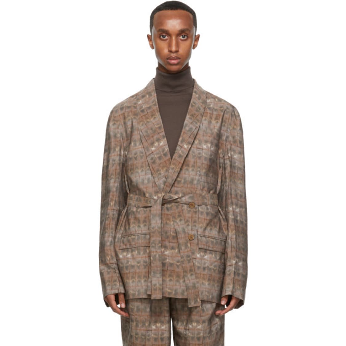 르메르 벨티드 팬츠 Lemaire Rusty pink brick 새상품 상품이미지4