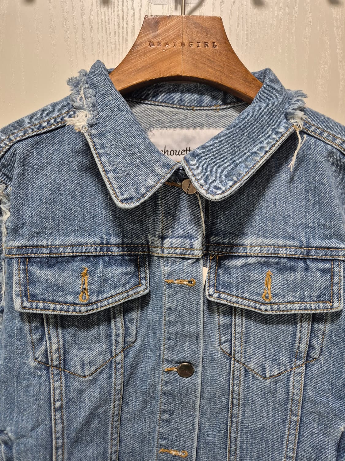 (세일)(새상품)슈에뜨사페 데님 자켓 무신사입점브랜드 상품이미지2