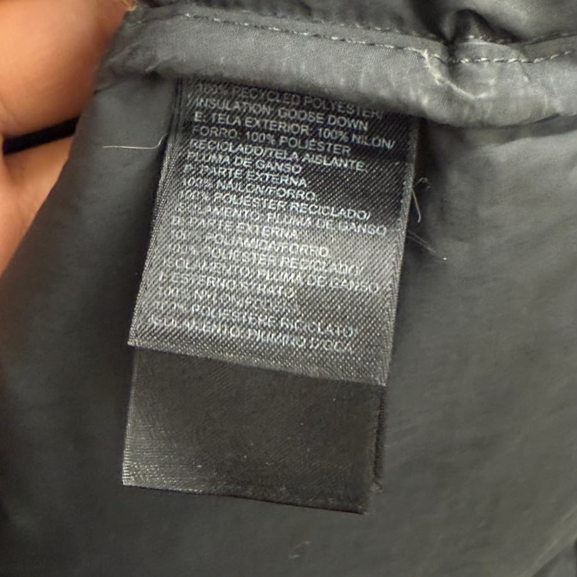 노스페이스 눕시 700 블랙 패딩 L 상품이미지3