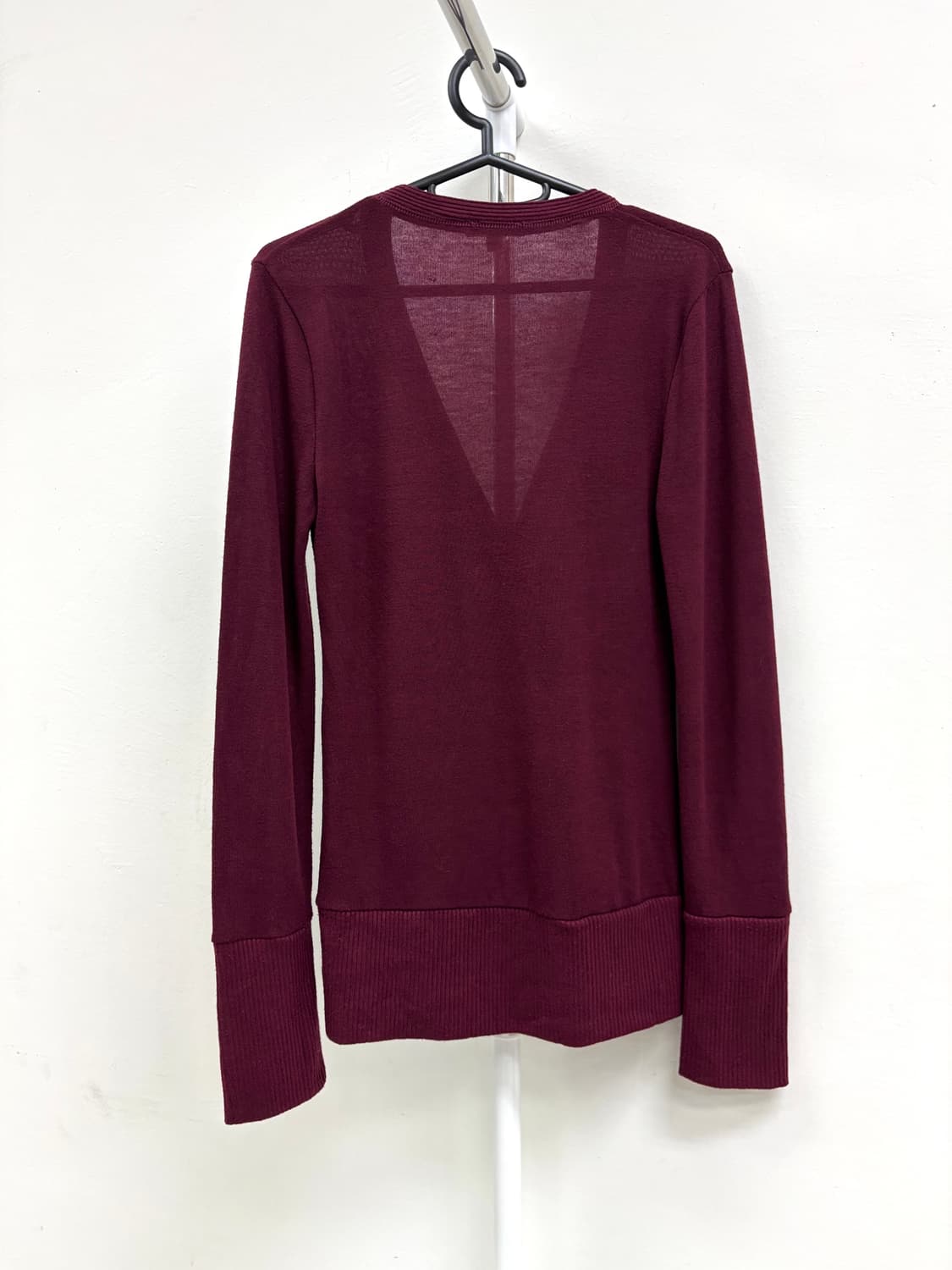빈티지 버건디 가디건 상품이미지8