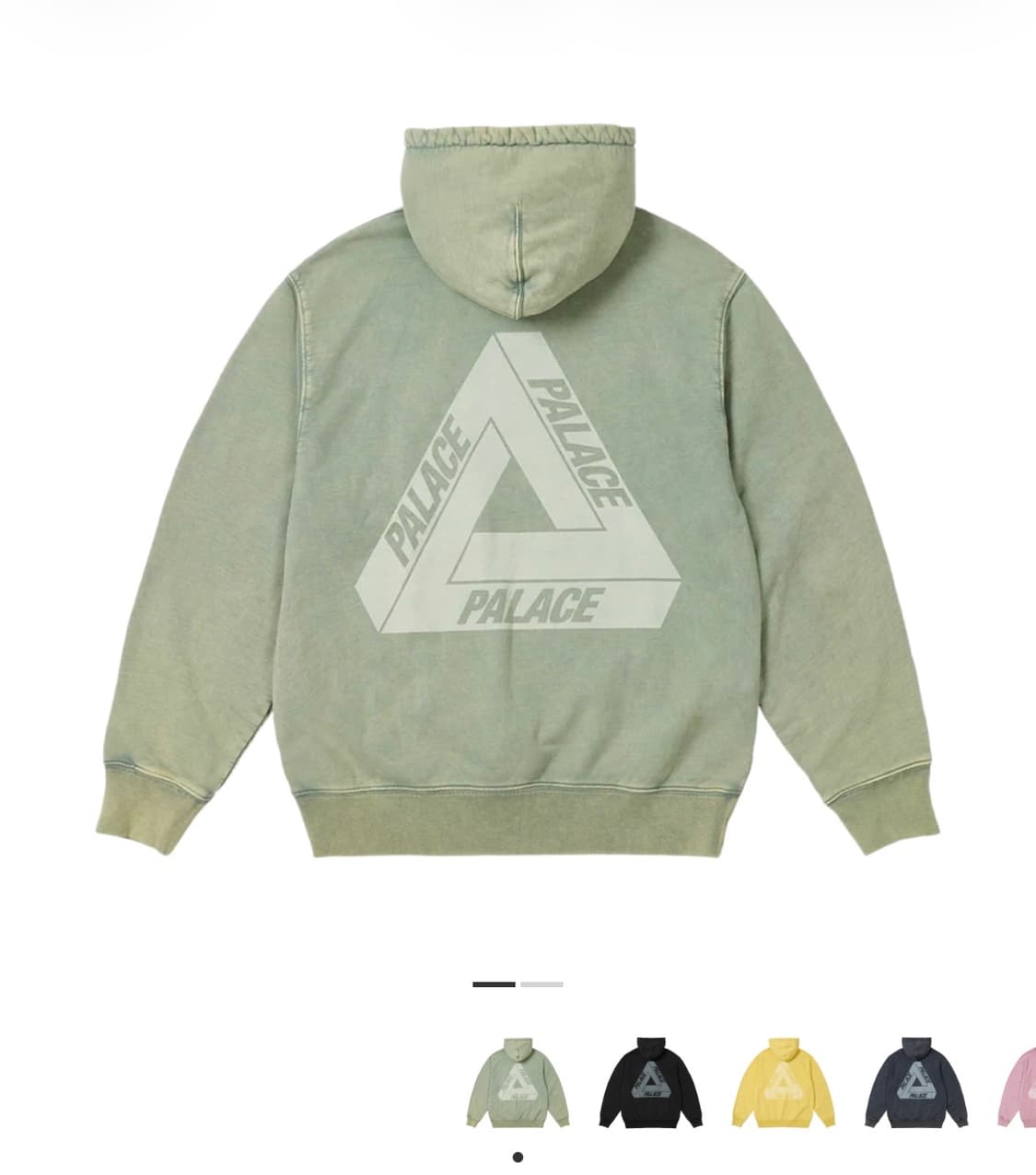 [L] 팔라스 워시드 아웃 트라이퍼 후드 그린 상품이미지2