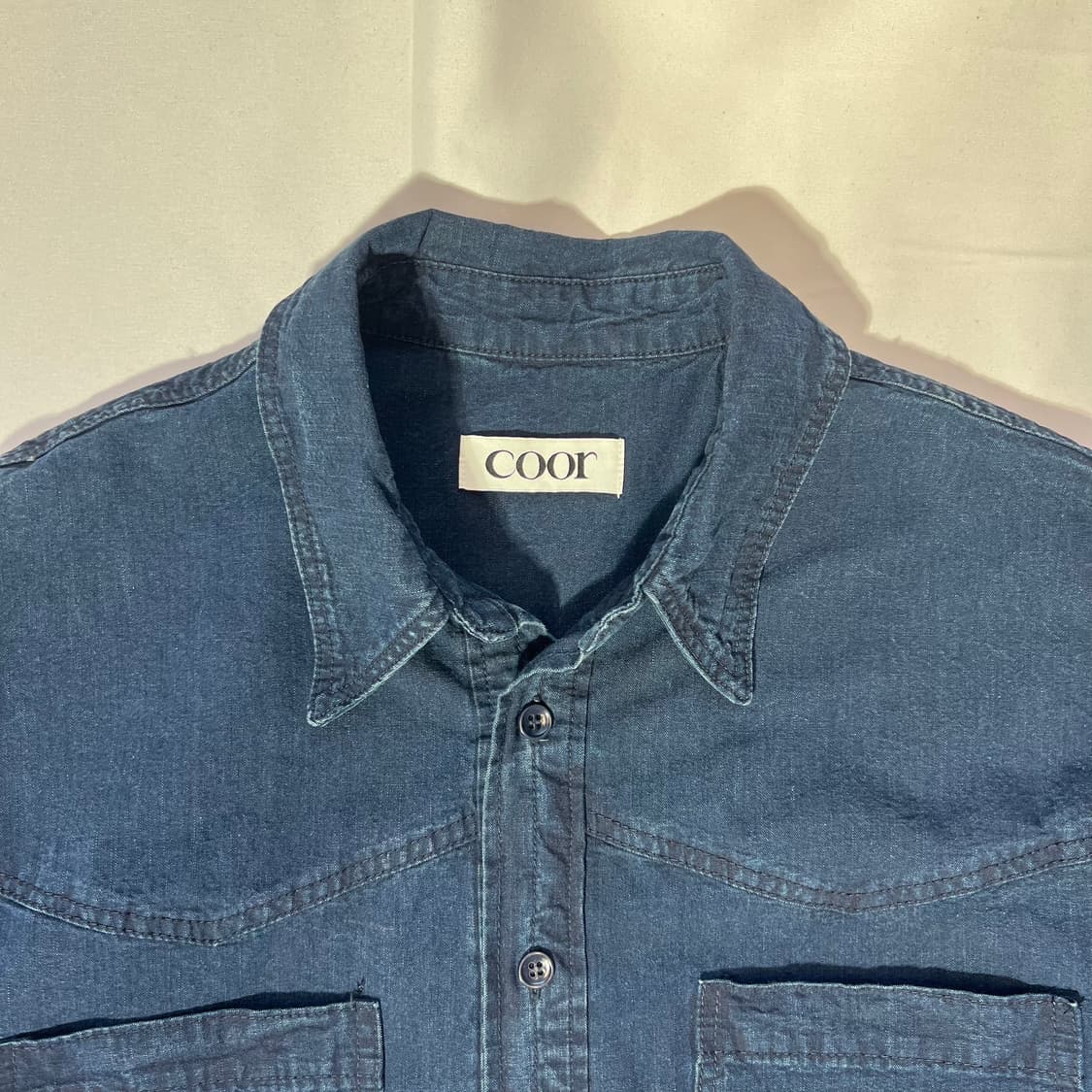 [S]쿠어 웨스턴 데님 셔츠 coor denim shirt 상품이미지2