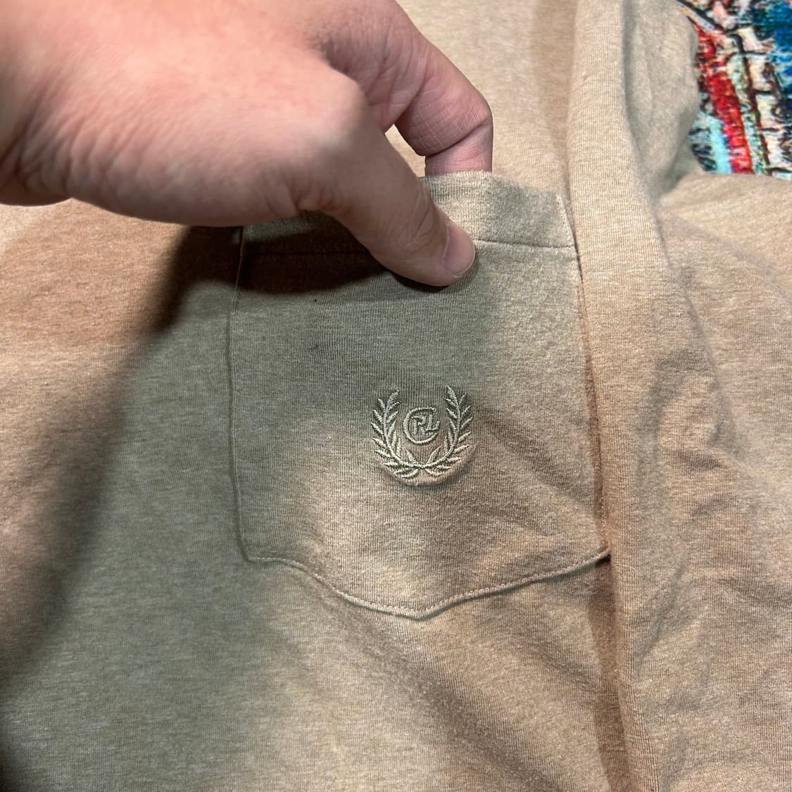 [L] 챕스 랄프로렌 월계수 로고 하이넥 티셔츠 상품이미지2