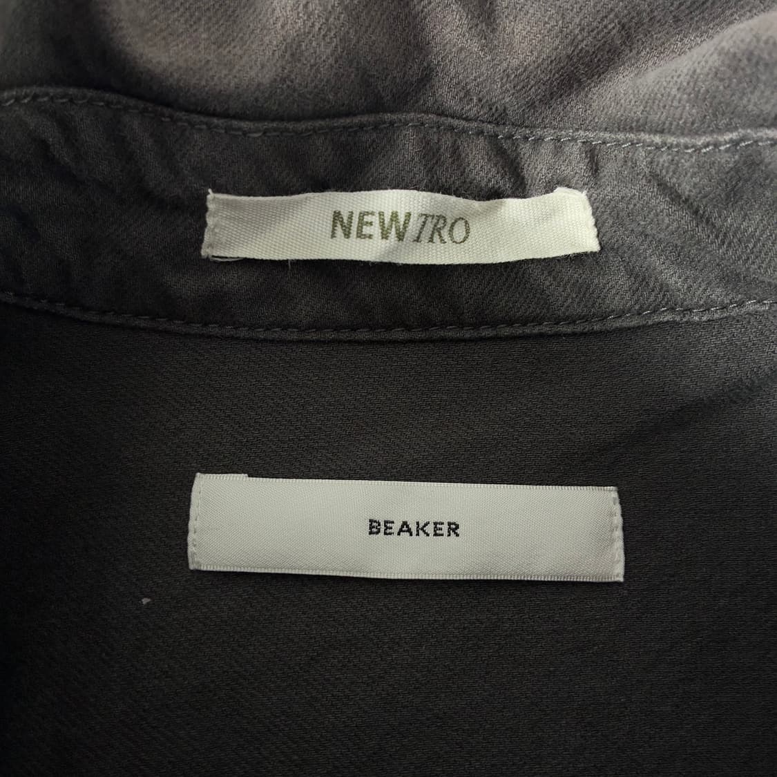 Beaker  비이커 배색 포켓 코튼 셔츠 자켓   상품이미지5