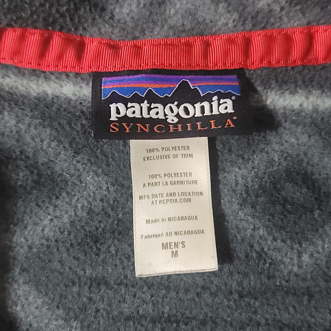 [M] 파타고니아 신칠라 라이트웨이트 아즈텍 블랙/그레이 상품이미지4