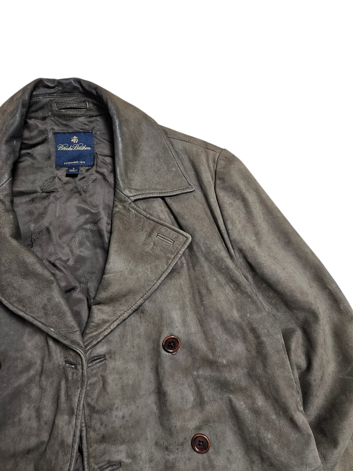 브룩스브라더스 스웨이드 트렌치 코트 상품이미지3