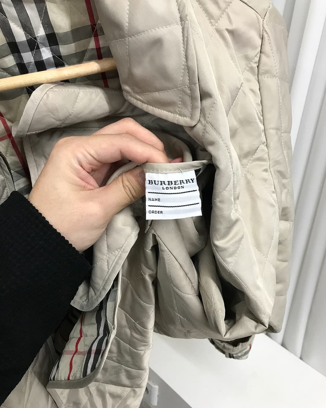 버버리 롱 퀼팅 자켓 상품이미지7