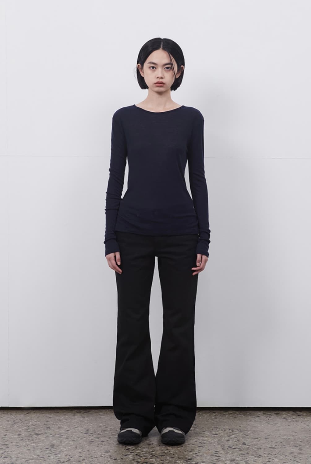 오헤시오 부츠컷 코튼 팬츠 상품이미지5