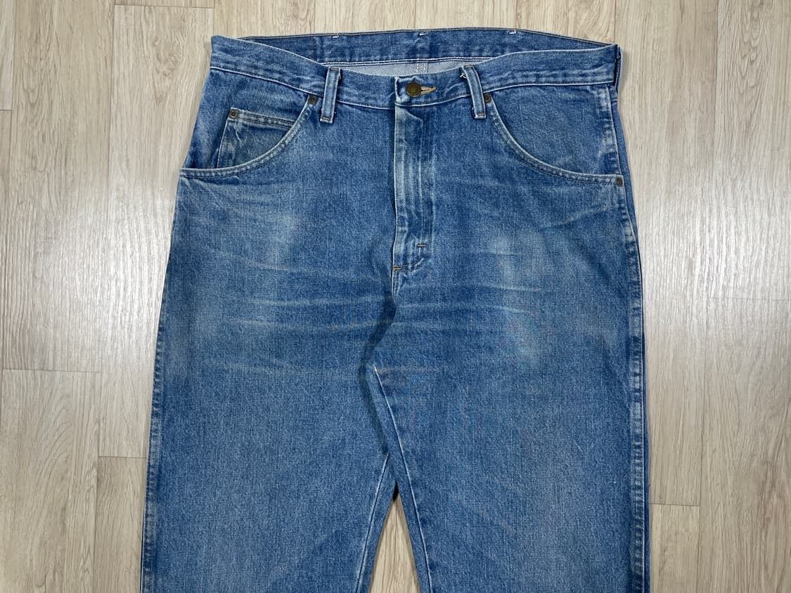 34) 00's 랭글러 미국판 레귤러핏 중청워싱 데님팬츠 상품이미지5