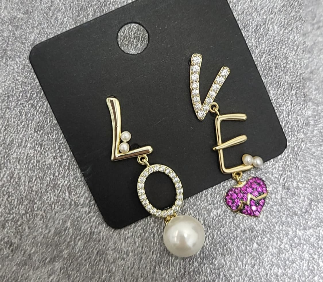 LOVE earrings set 상품이미지3