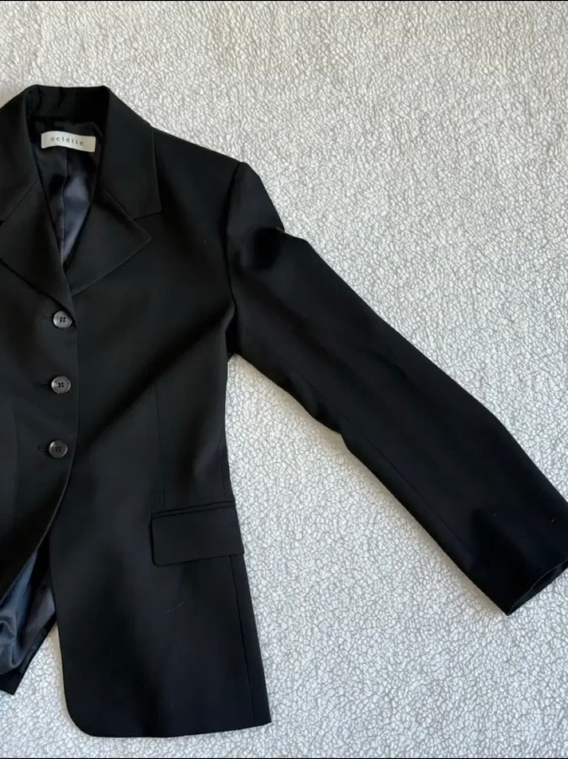 [octette] 오떼뜨 3버튼 블랙 블레이저 상품이미지5