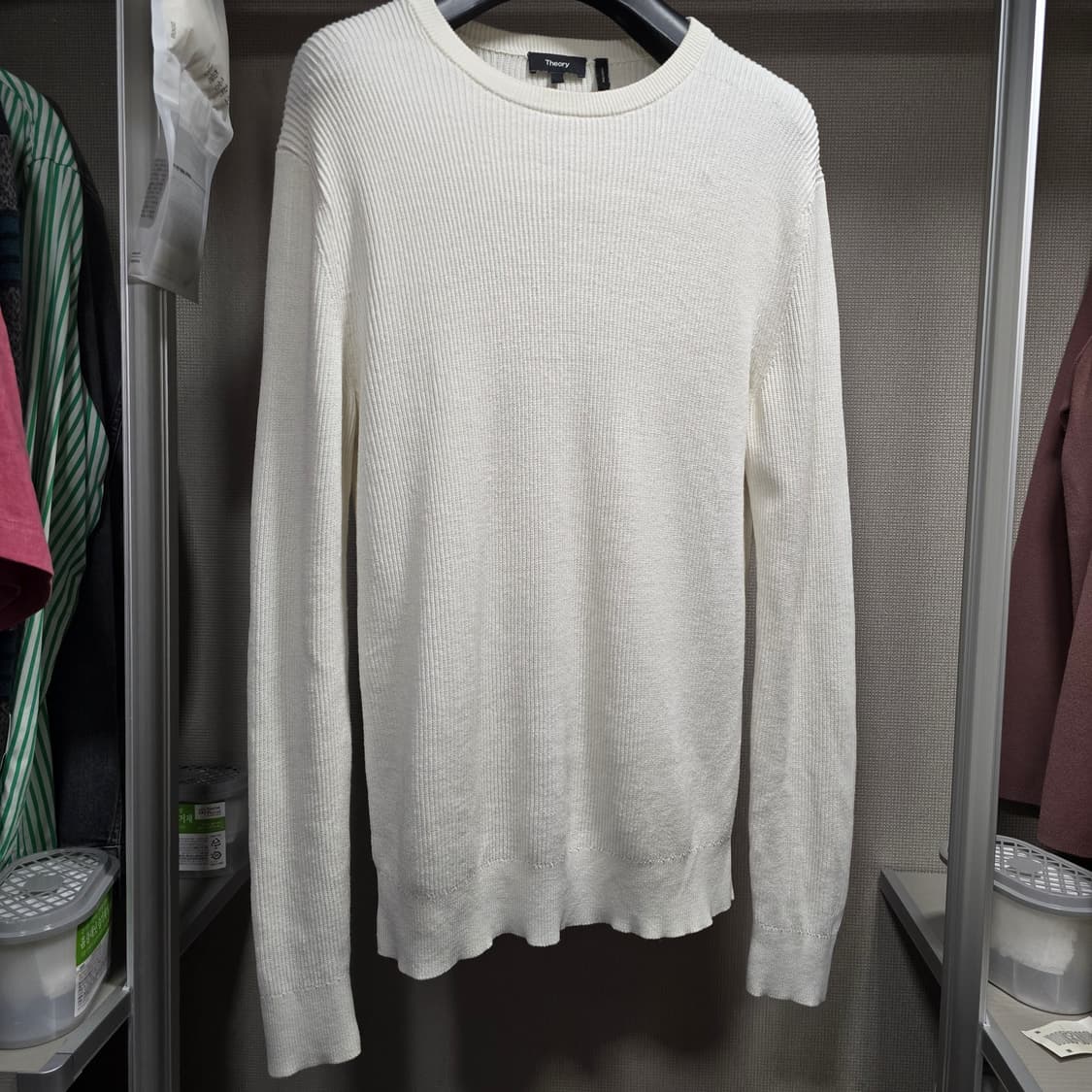 [새제품]띠어리 힐벳 코튼 니트 M 상품이미지1