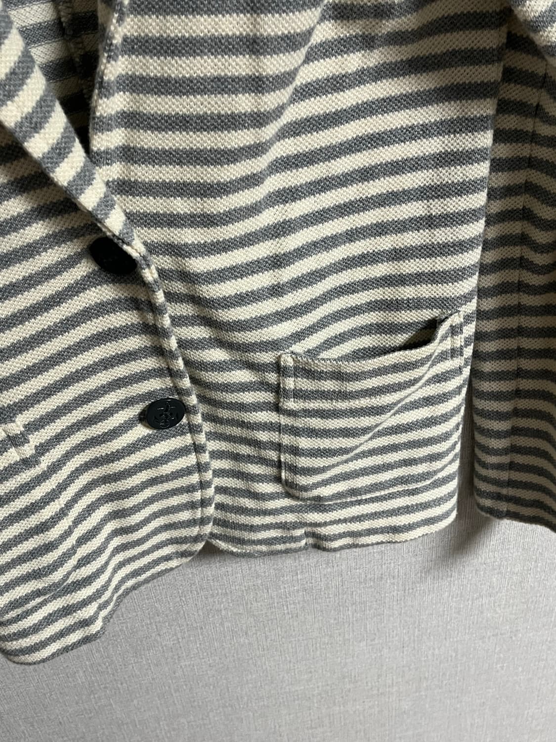 [일본소녀 / 스쿨룩] 스트라이프 가디건 아우터 상품이미지3