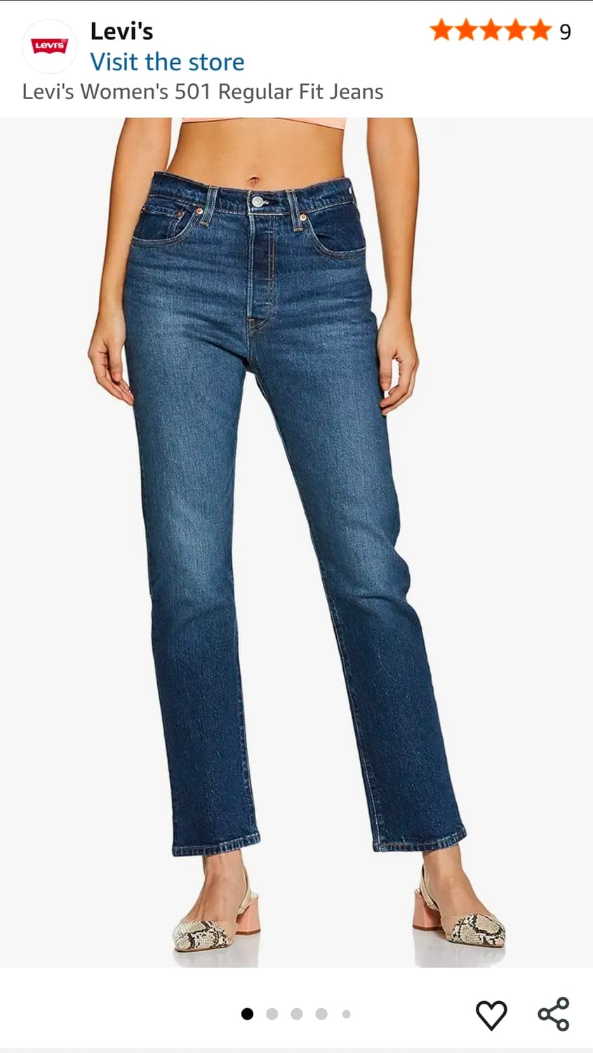 리바이스 501 실측28인치 기장98 상품이미지2