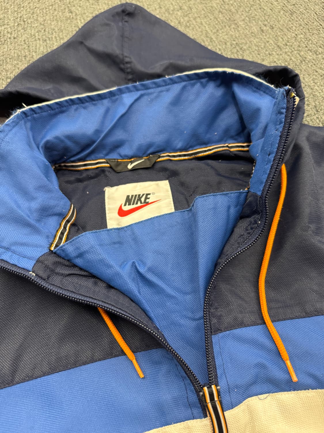 M)90’s 나이키 스우시 빈티지 올드스쿨 아노락점퍼 상품이미지3