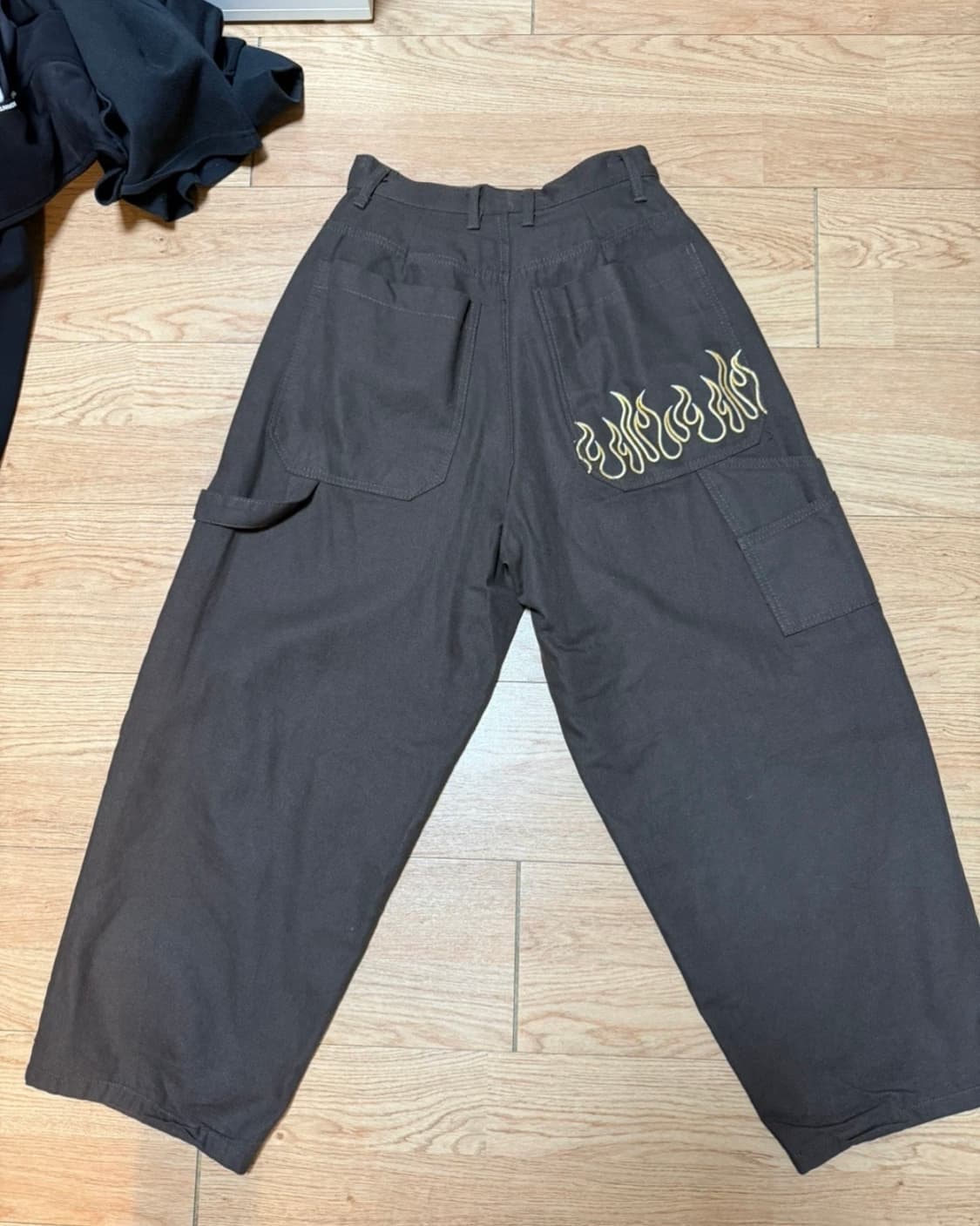 (28~30size) 와이드핏 백포인트 카펜더 브라운 데님팬츠 상품이미지2