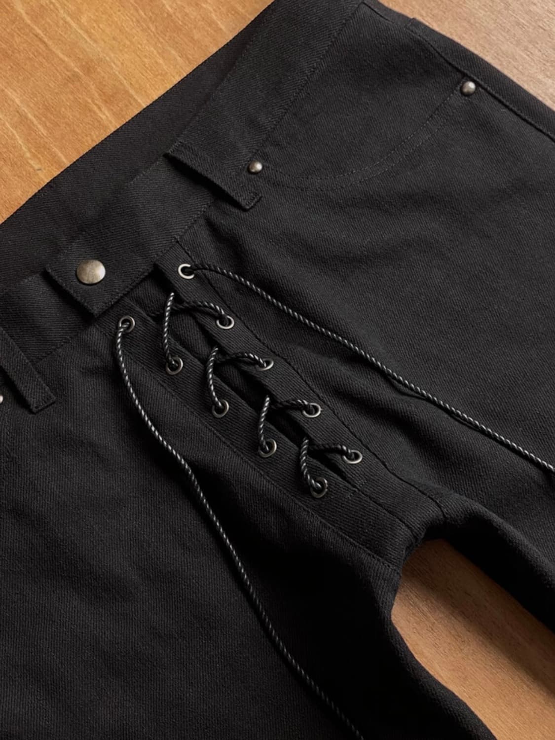 Das Schloss Lace Up Flare Pants 상품이미지3