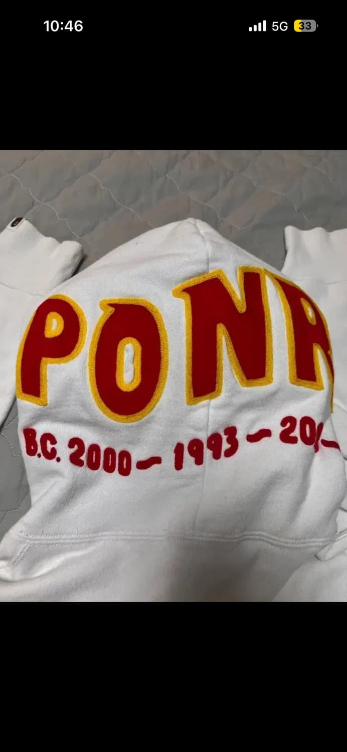 베이프 한정판  ponr 후드티 교신 가능 상품이미지3