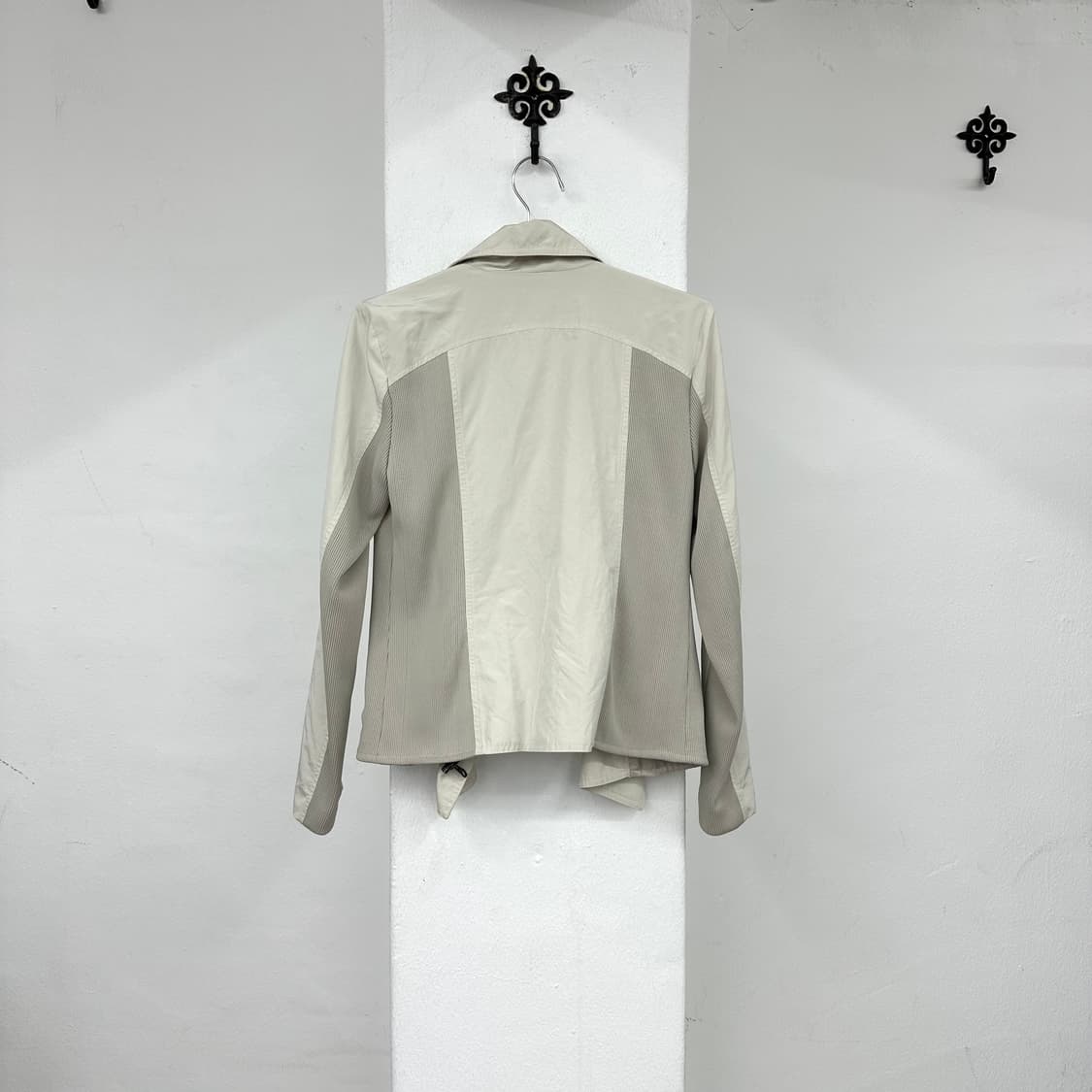 ivory nylon drape jacket 상품이미지7