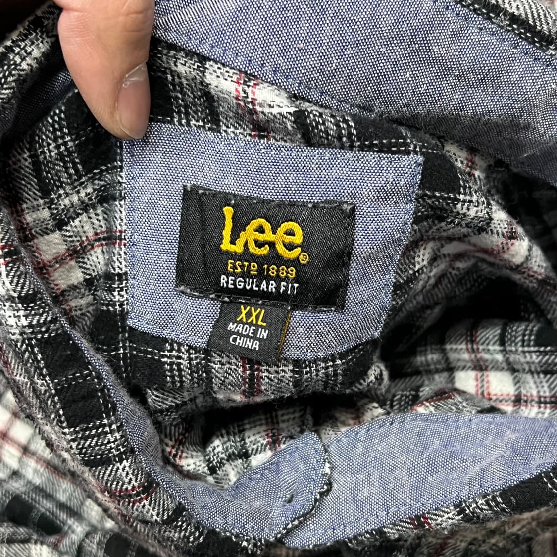  리 체크 플란넬 셔츠 y15127 상품이미지5