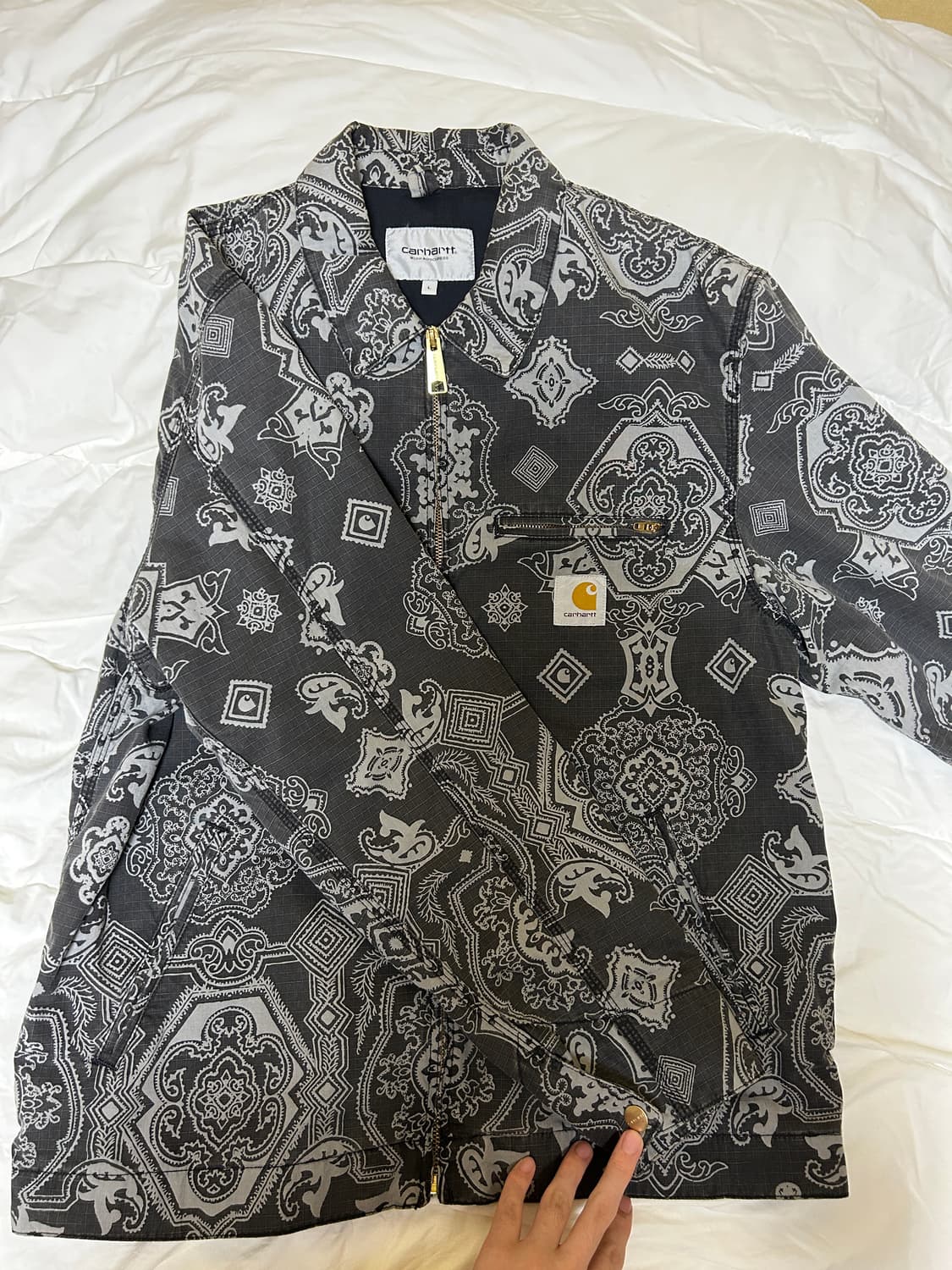 칼하트wip 페이즐리 반다나 디트로이트 자켓 상품이미지4