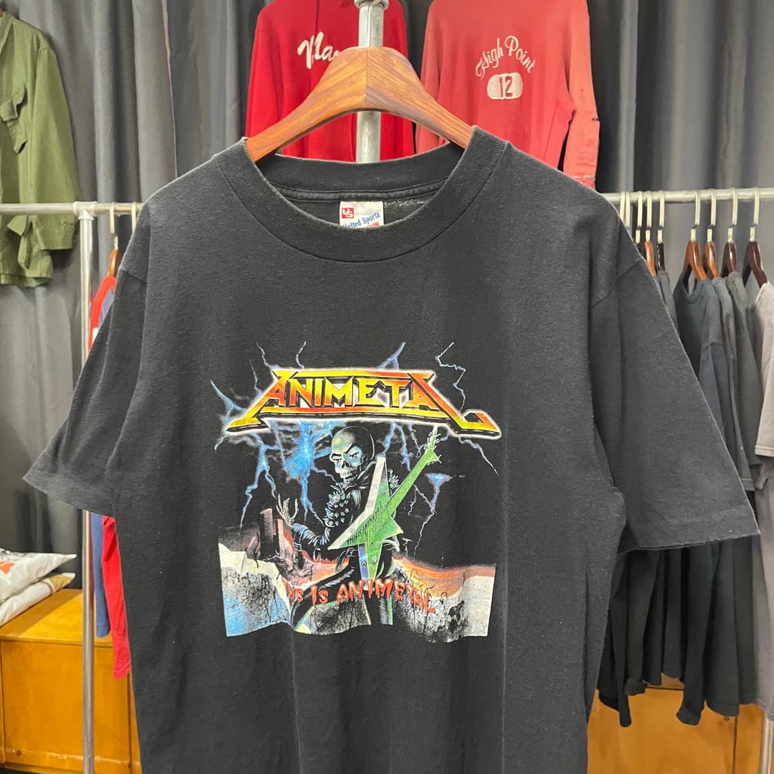 90s 애니메탈 락 티셔츠 싱글 스티치 상품이미지3