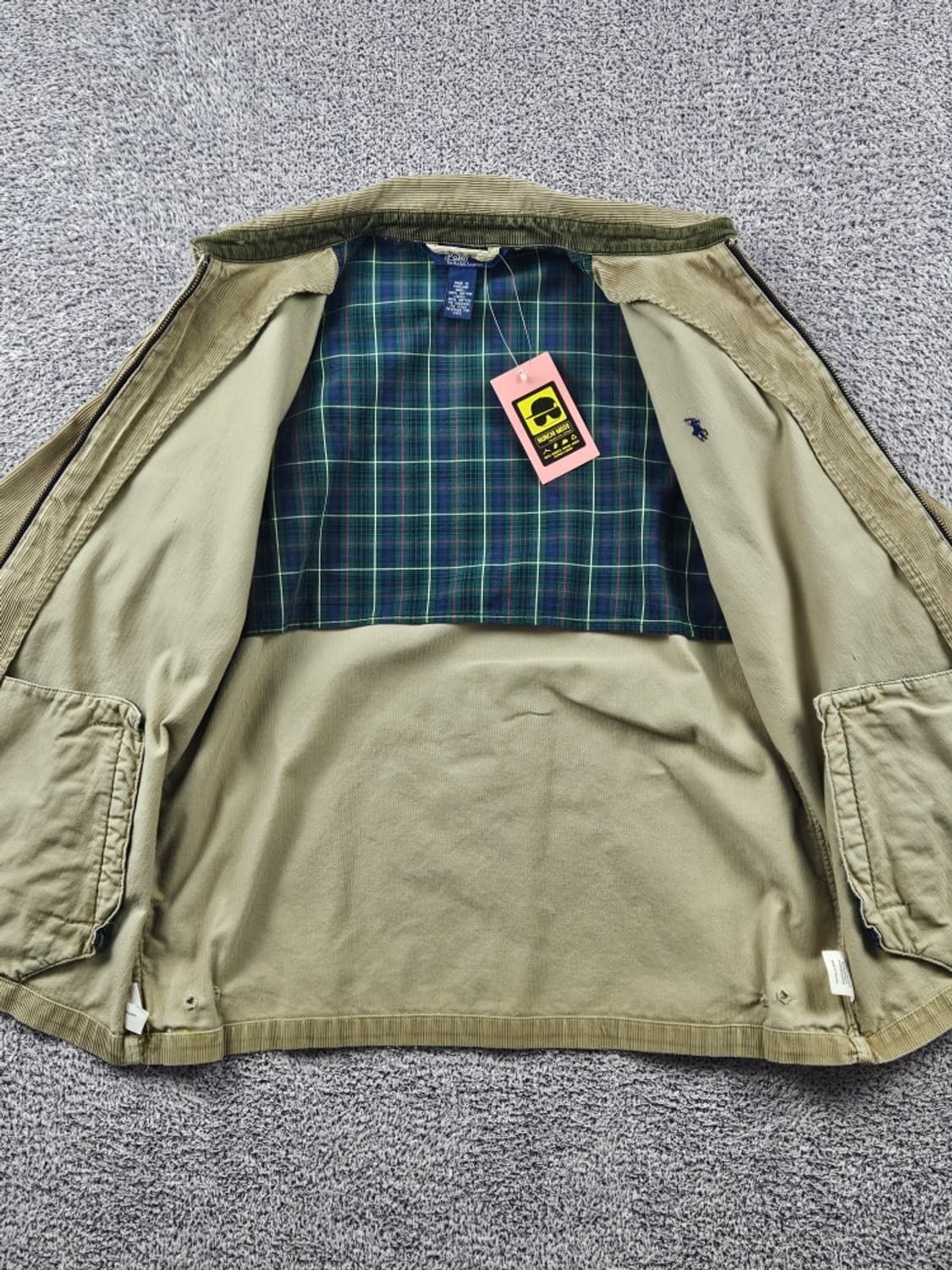 폴로랄프로렌 스윙탑 코듀로이 블루종 자켓 ( M추정 ) / 9439 상품이미지9