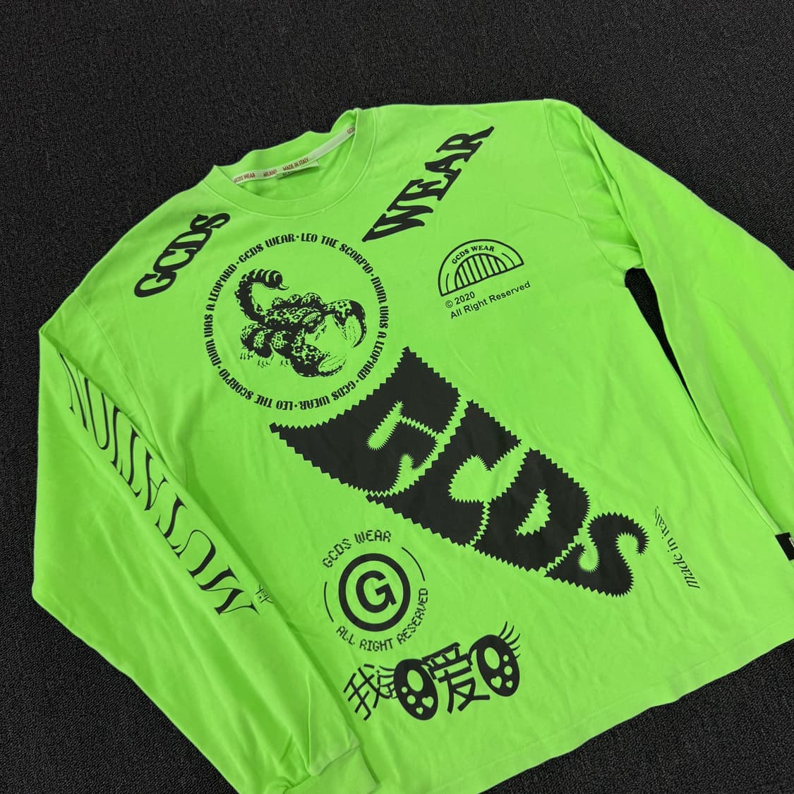 GCDS 프린팅 롱슬리브 티셔츠 상품이미지2