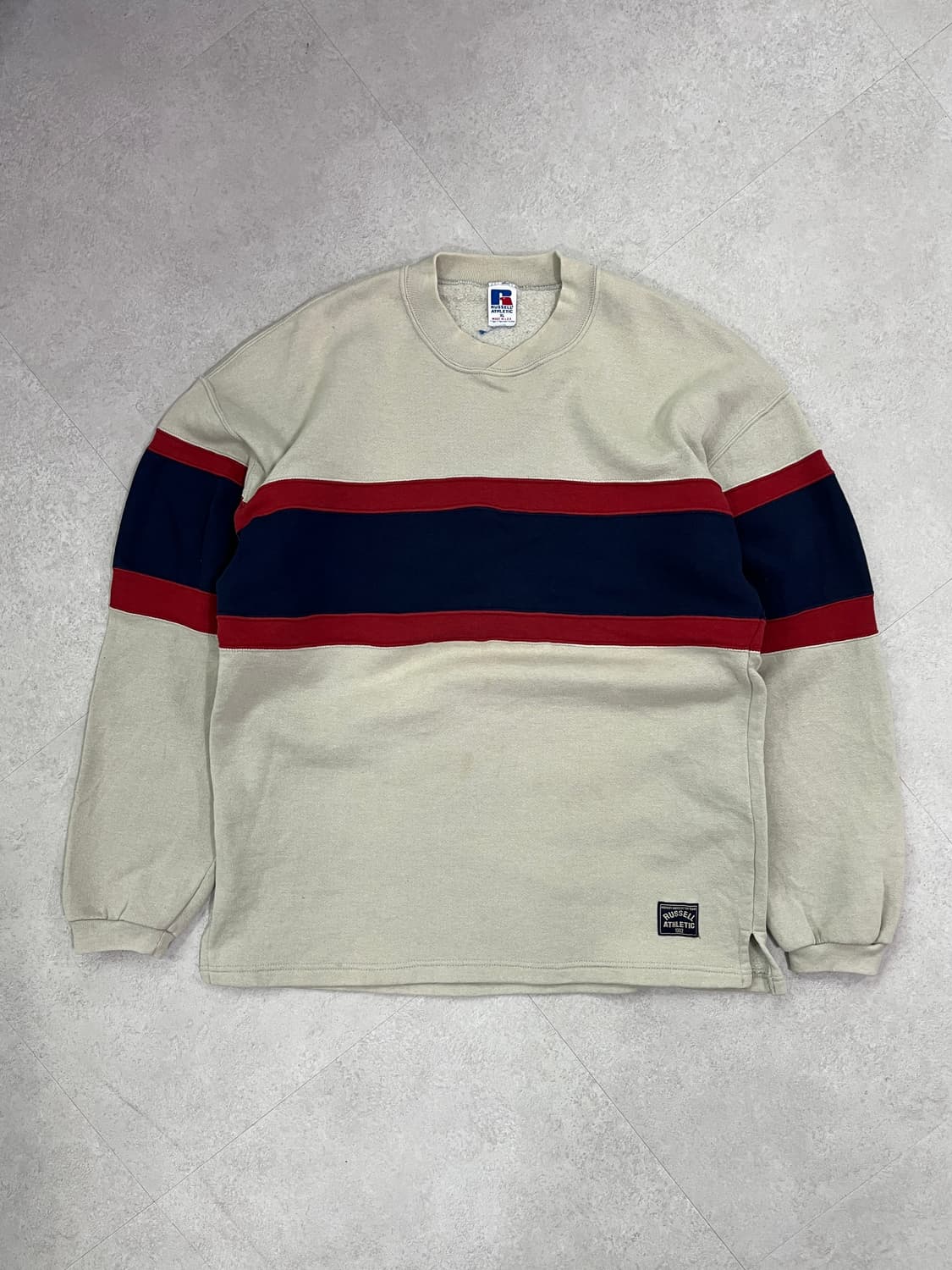 90s USA 러셀 애슬레틱 긴팔 슬리브 XL 상품이미지1