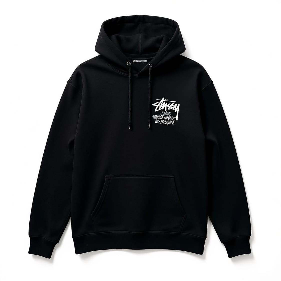Stussy logo hoodie black XL 상품이미지1