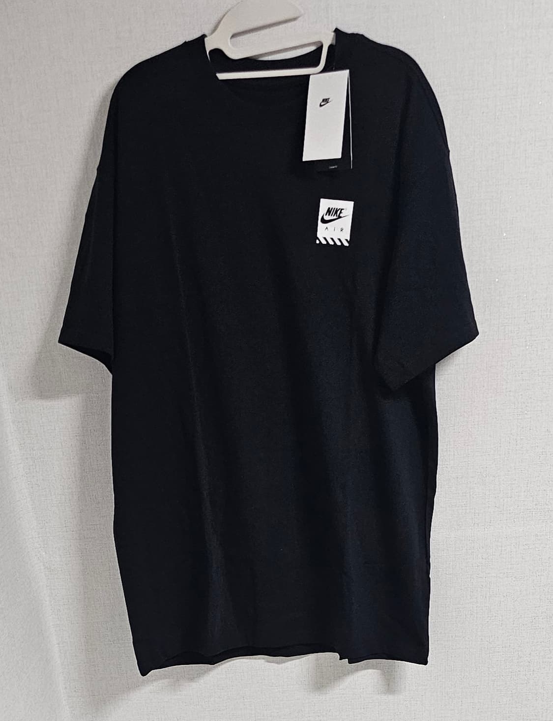 정품)나이키에어블랙 반팔티셔츠 L사이즈새상품미사용 상품이미지1