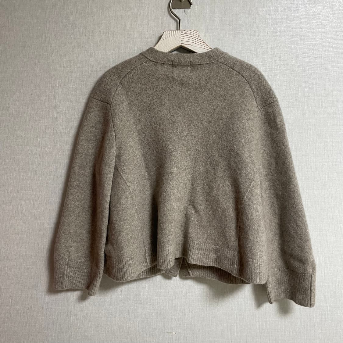 [F]20fw 시스템 모100% 크롭 가디건 상품이미지2