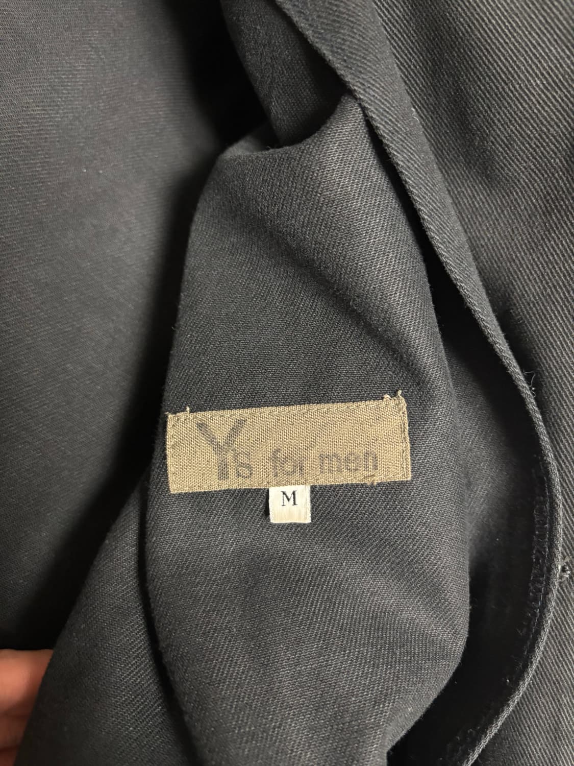 [정품] 요지 야마모토 y's for men 레이어 디테일 싱글 코트 M 상품이미지5