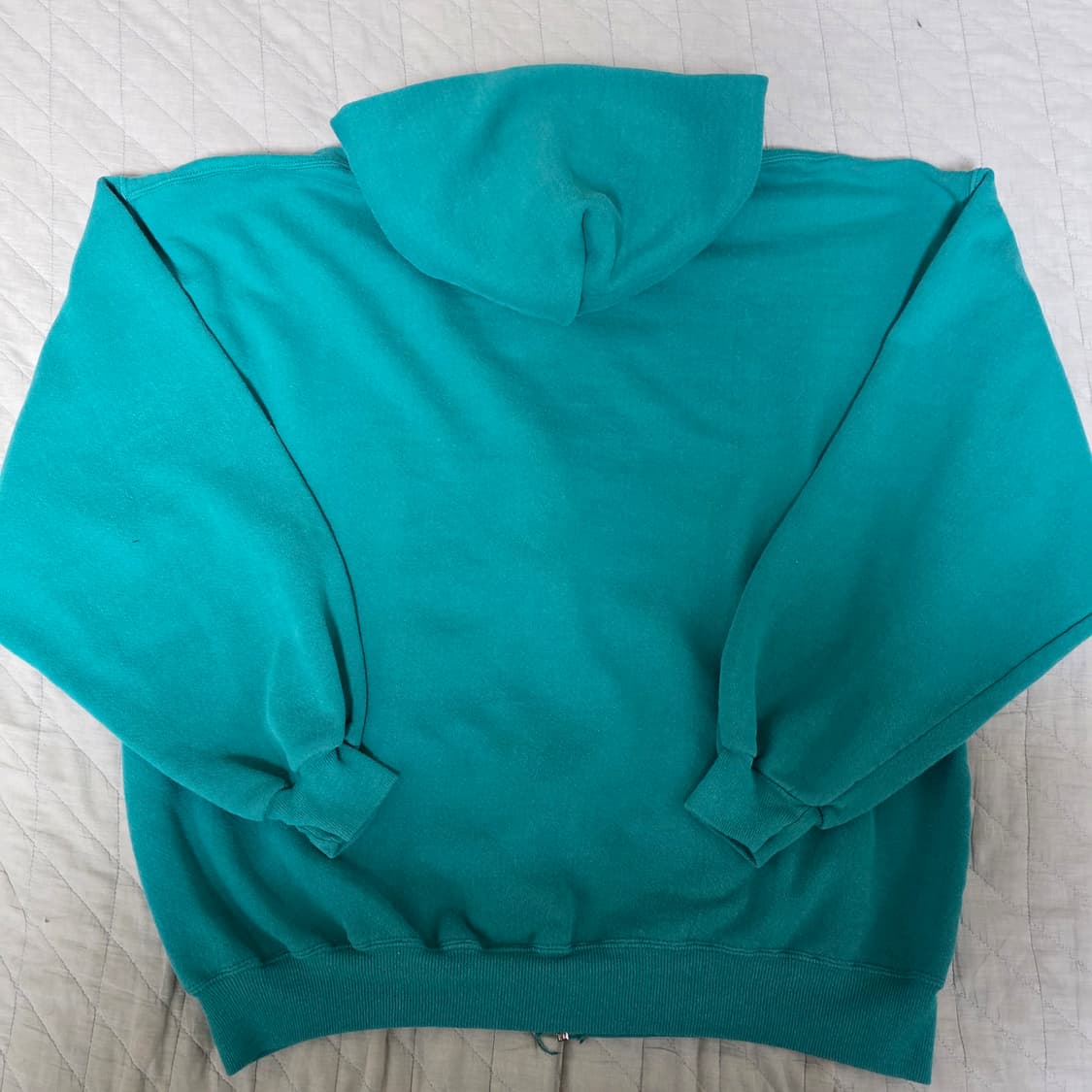 [XXL] 90s 빈티지 러셀 애슬레틱 틸그린 후드집업 ver. 굿컨디션 상품이미지4