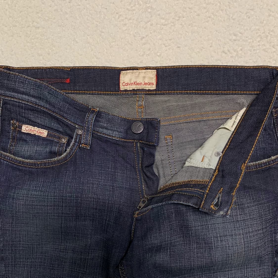 [표기 29] 캘빈 클라인 로우라이즈 부츠컷 데님팬츠 상품이미지4
