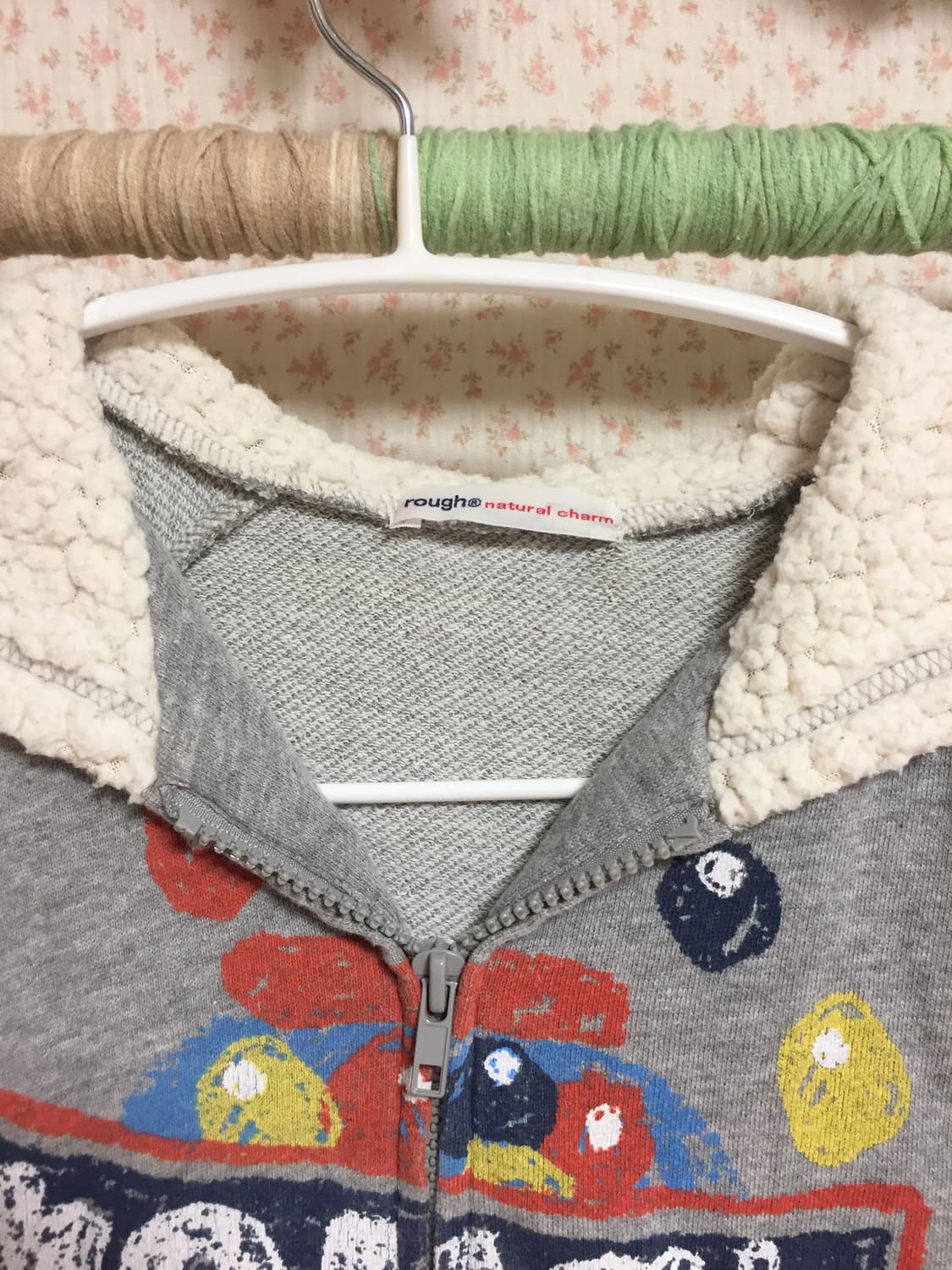 빈티지 rough 모리걸 후드집업 상품이미지4