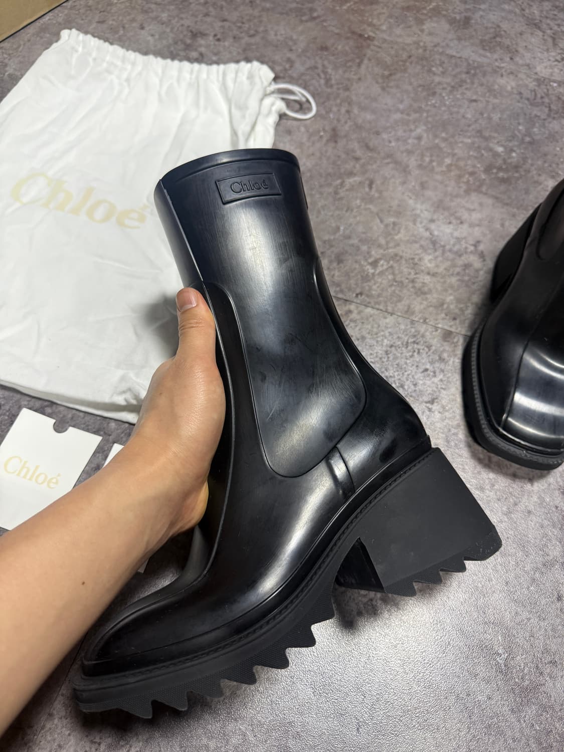 끌로에 베티 러버부츠 37 상품이미지8