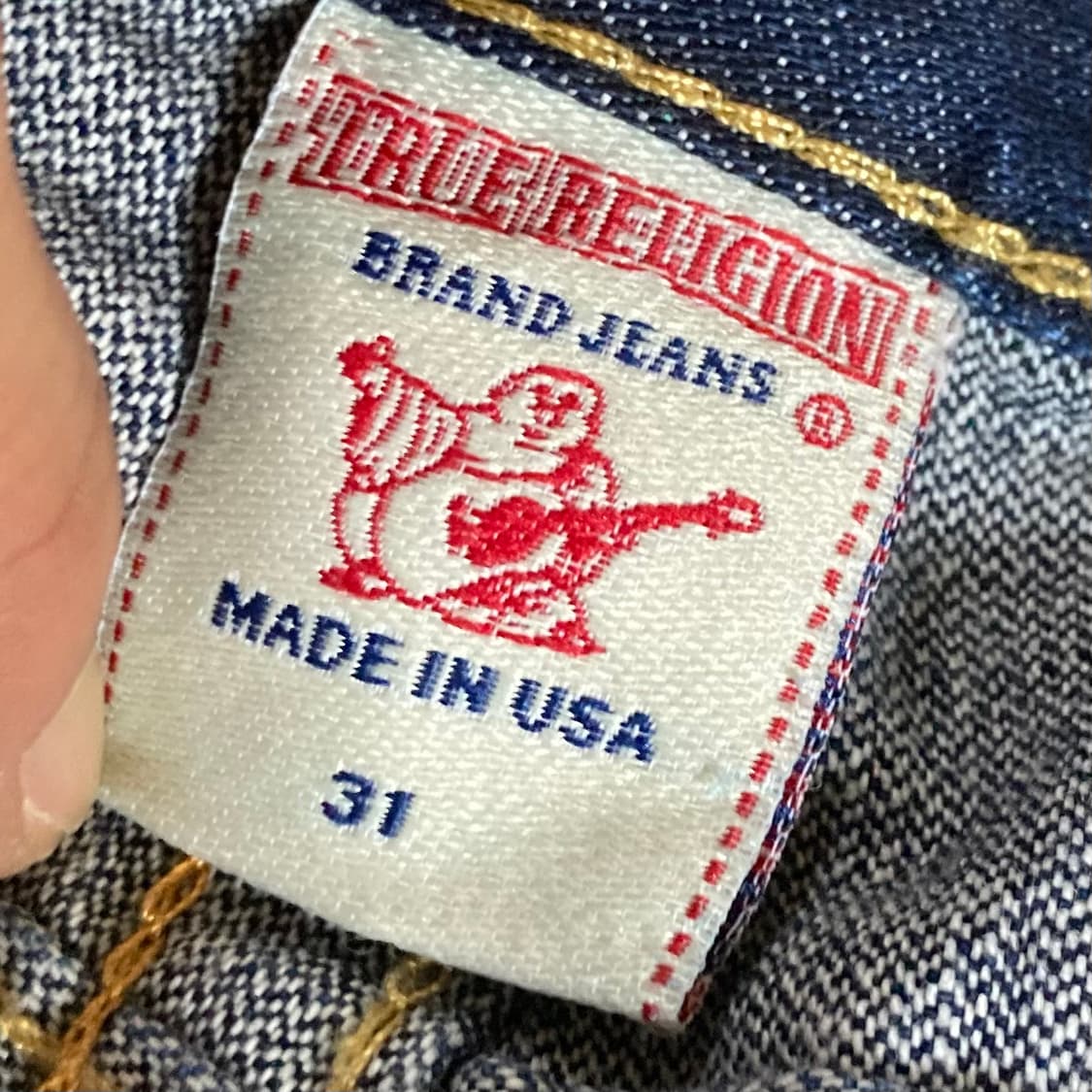 트루 릴리전 RICKY 데님팬츠 SEAT 34 상품이미지5