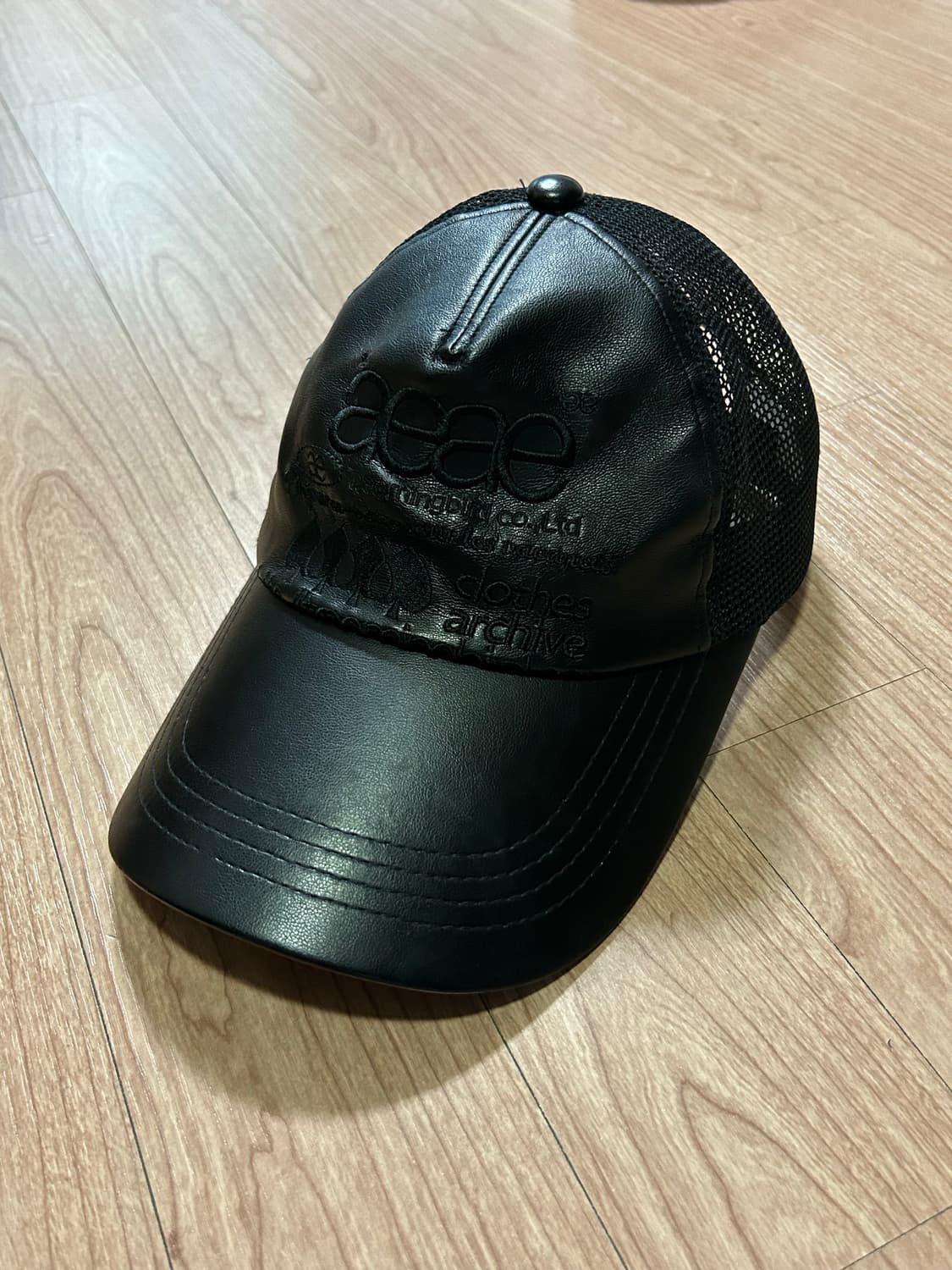 [리미티드] Aeae X 트리밍버드 콜라보 레더 메쉬 볼캡/모자 상품이미지2