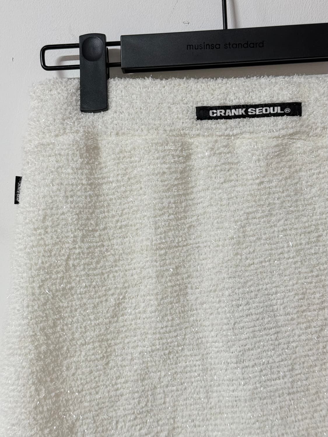 택포) 새상품 크랭크 CRANK SEOUL 트위드 니트 미니 스커트 상품이미지4