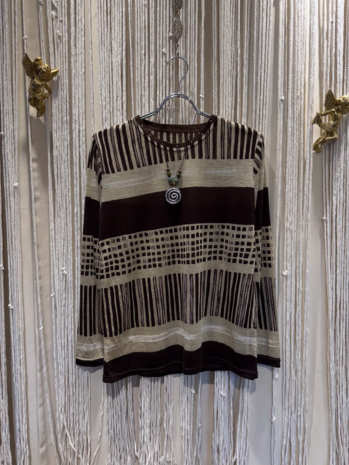 Beaded Pattern T-Shirt 0065 상품이미지5