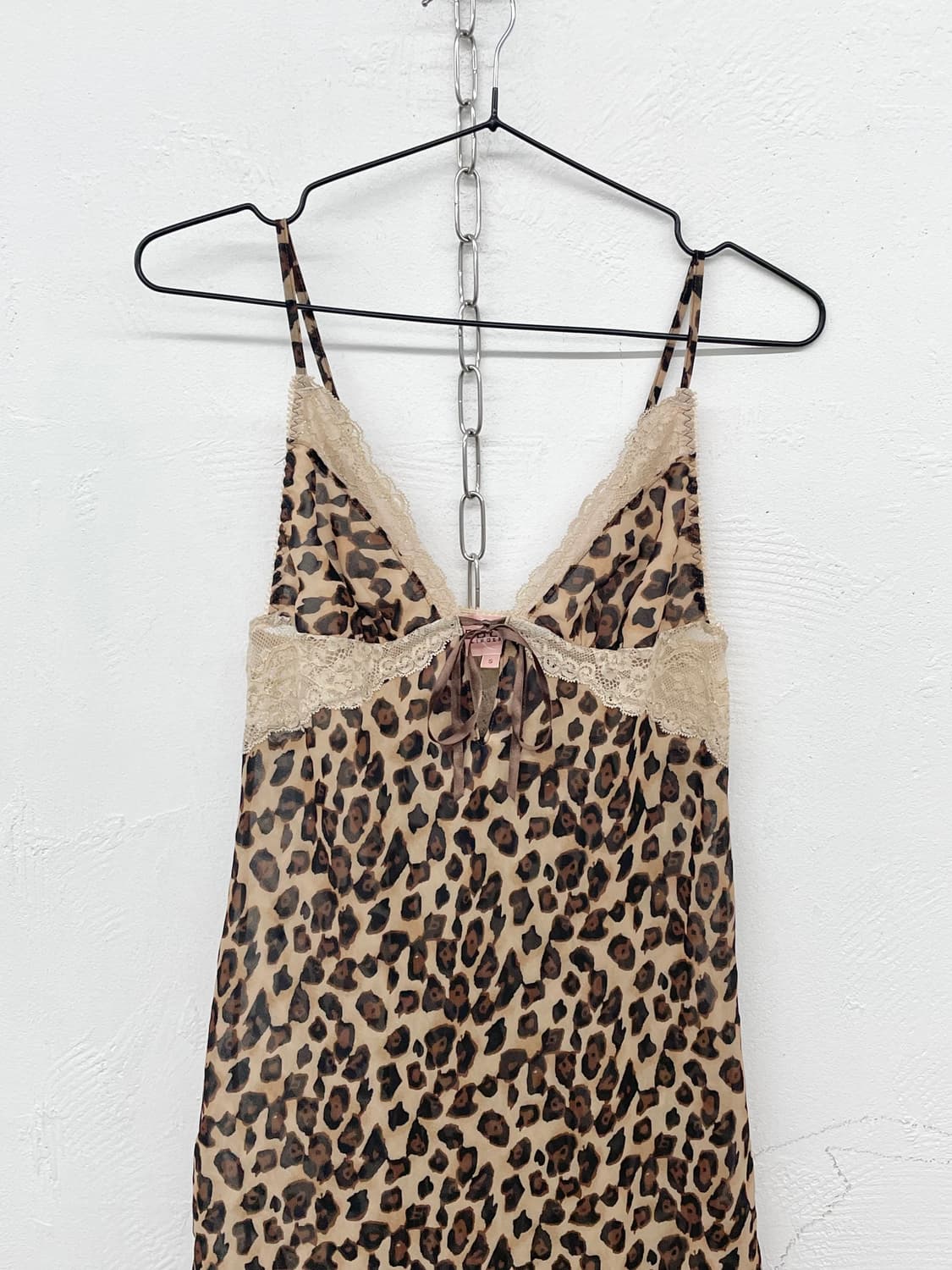 에블린 갸루 호피 레이스 슬립 상품이미지5