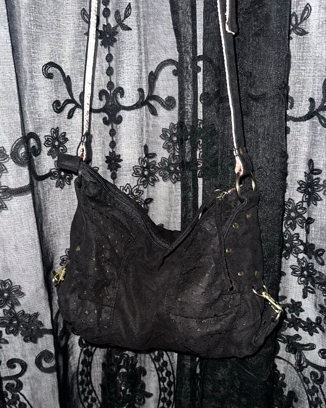 Lovely black cross bag 상품이미지2