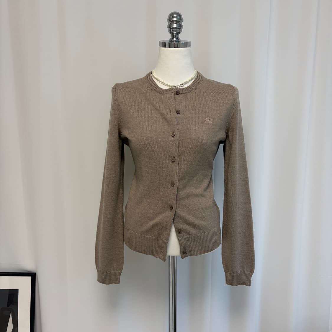 버버리 런던 울 가디건 코코아 상품이미지6