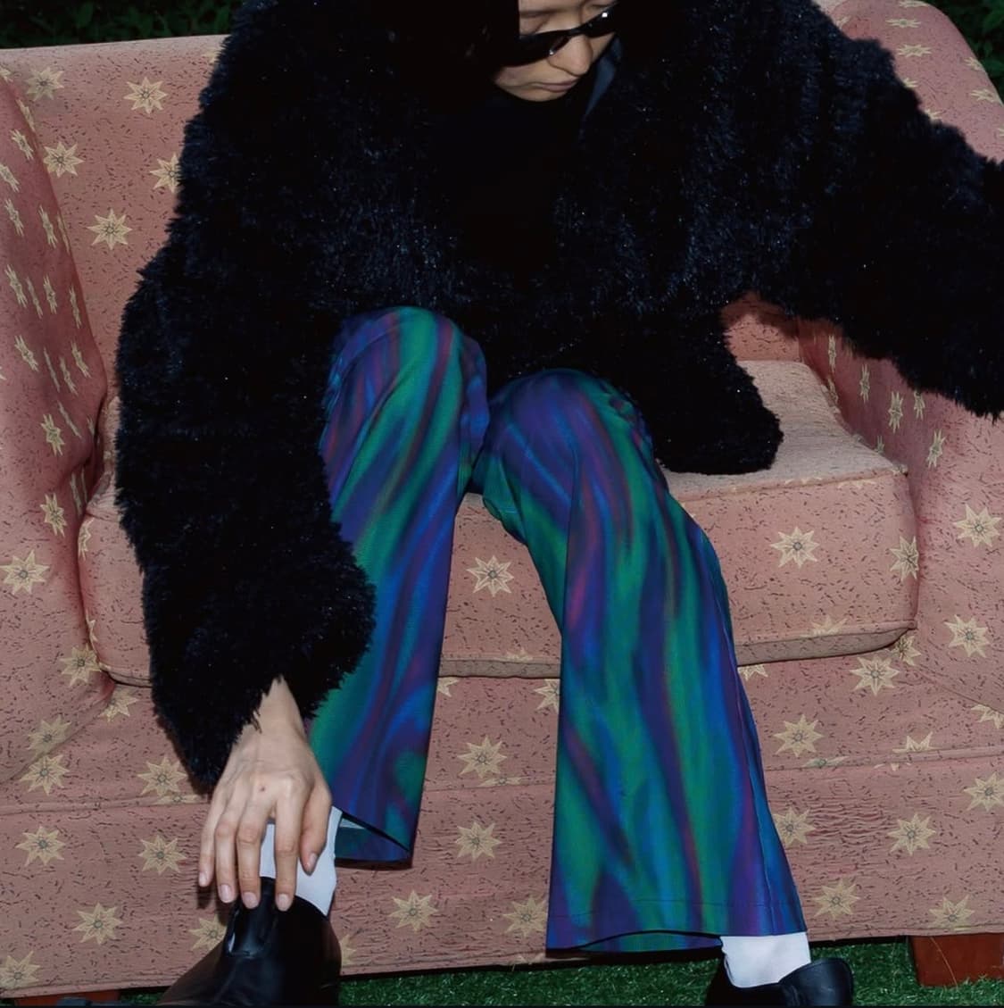 Enzo Blues FAUX FUR HOODED COAT 상품이미지3