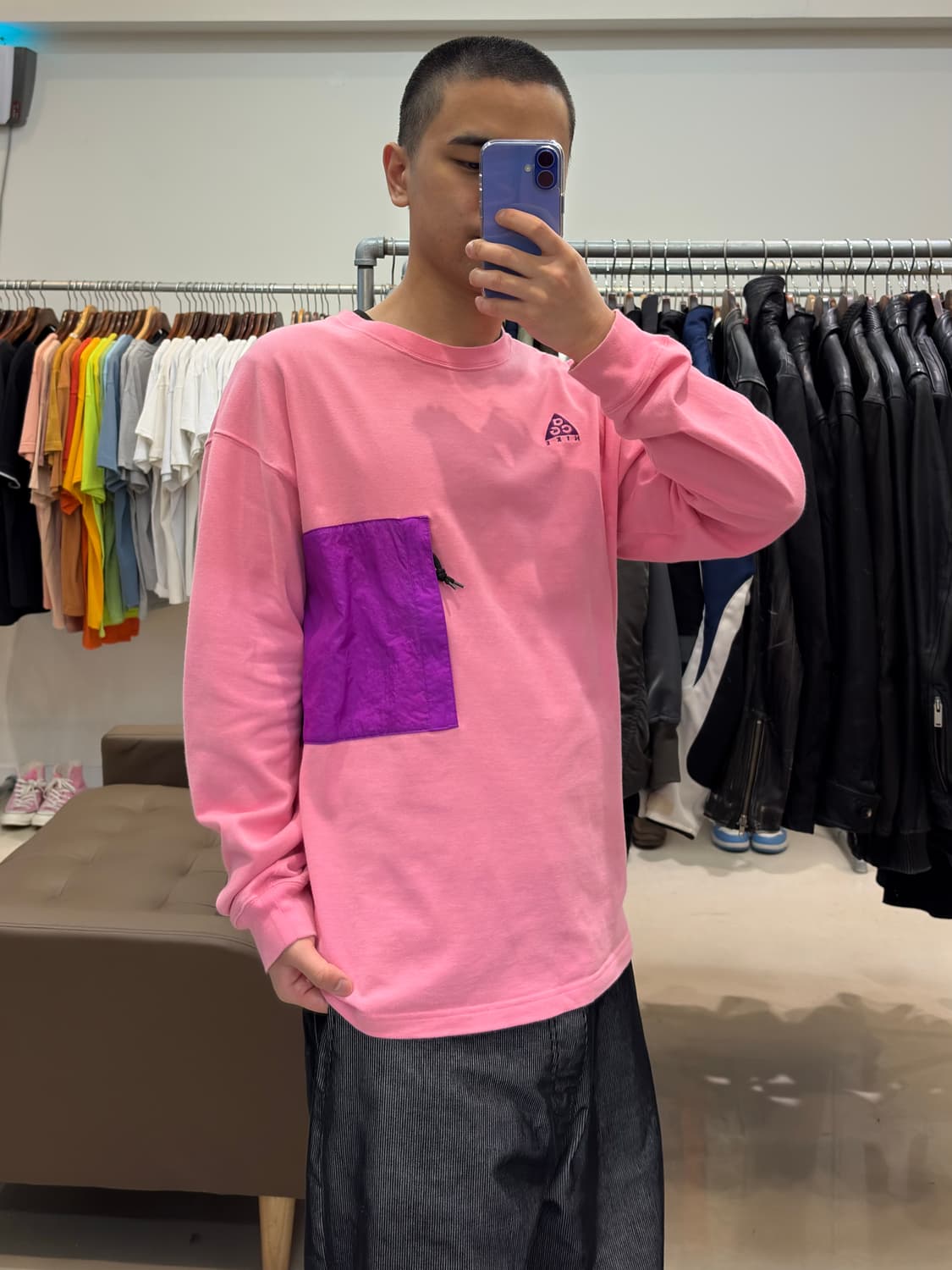 나이키 ACG 포켓 롱슬리브 핑크 상품이미지8